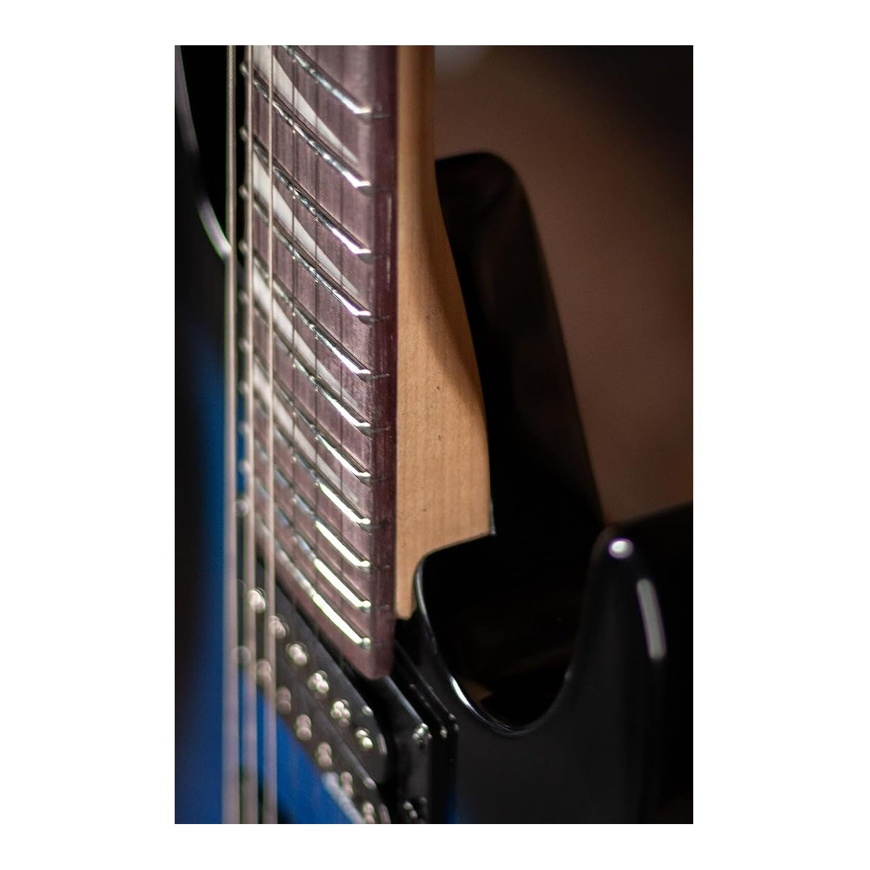 Jackson JS Series Dinky Minion JS1X, Amaranth Fingerboard, Metallic Blue Burst